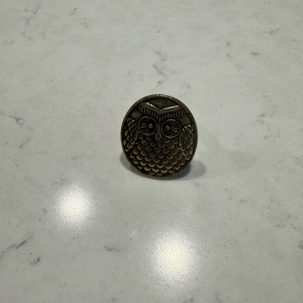 Bronze Owl Ring
